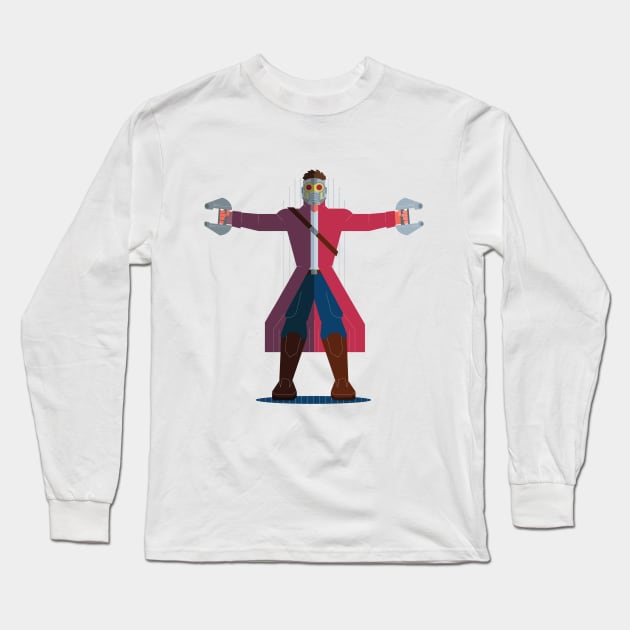 Star Lord Long Sleeve T-Shirt by neilvfernando